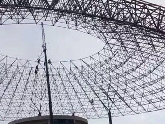 潮州篮球馆球形网架厂家价格